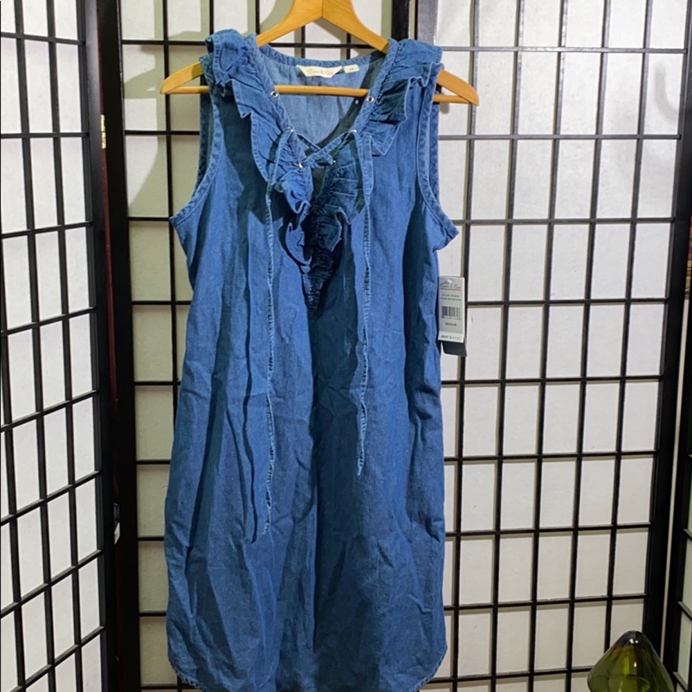 NWT River & Rose Denim Dress Size M